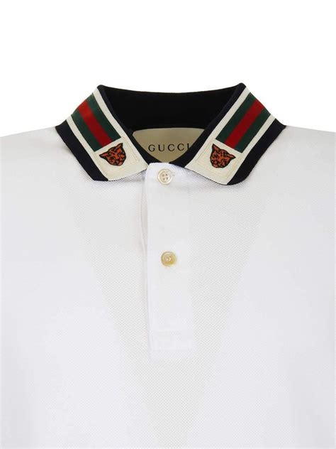 mens gucci ribbon polo|Gucci Polo Shirts for Men .